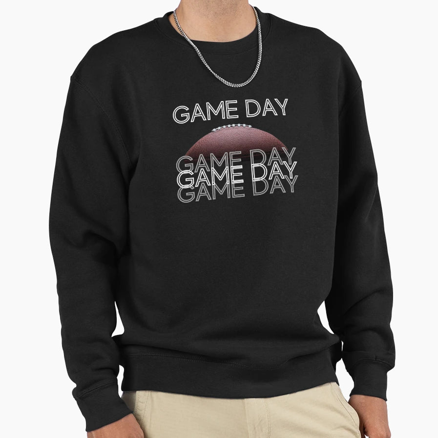 Game Day Sweatshirt - Minimalist Print for Adults - T-Shirt, Sweatshirt, Hoodie