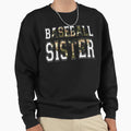 Camo Baseball Sister Heart Sweatshirt - Streetwear Style Men Women - T-Shirt, Sweatshirt, Hoodie