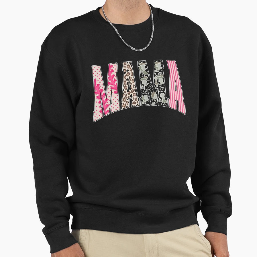 Baseball Mama Sweatshirt - Trendy Graphic Men Women - T-Shirt, Sweatshirt, Hoodie