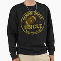 Senior Uncle Sideline Support Sweatshirt - Custom Art Print for Adults - T-Shirt, Sweatshirt, Hoodie
