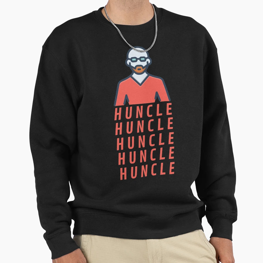 Mens Huncle Gift Handsome Hunky Sweatshirt - Trendy Graphic Men Women - T-Shirt, Sweatshirt, Hoodie