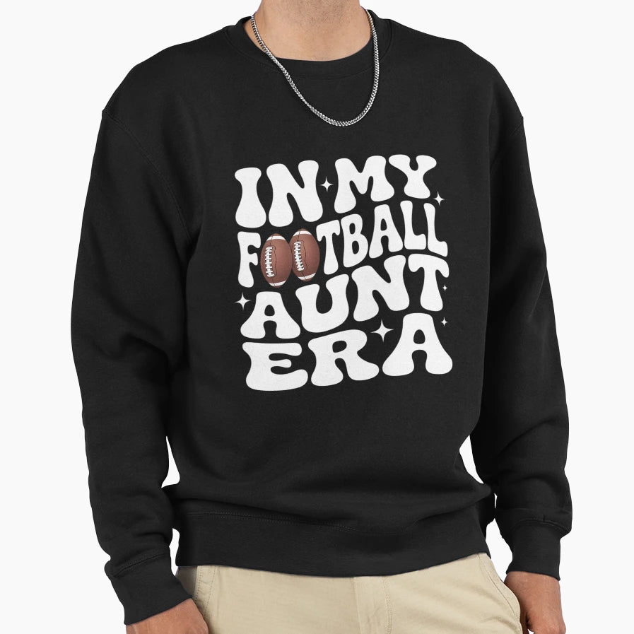 My Football Aunt Era Football Auntie Sweatshirt - Trendy Graphic Men Women - T-Shirt, Sweatshirt, Hoodie