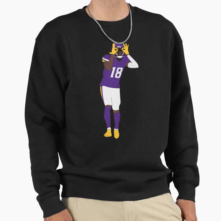 Jefferson Griddy Sweatshirt - Minimalist Print Unisex - T-Shirt, Sweatshirt, Hoodie