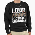 Leopard Football Grandma Family Sweatshirt - Novelty Apparel for Adults - T-Shirt, Sweatshirt, Hoodie