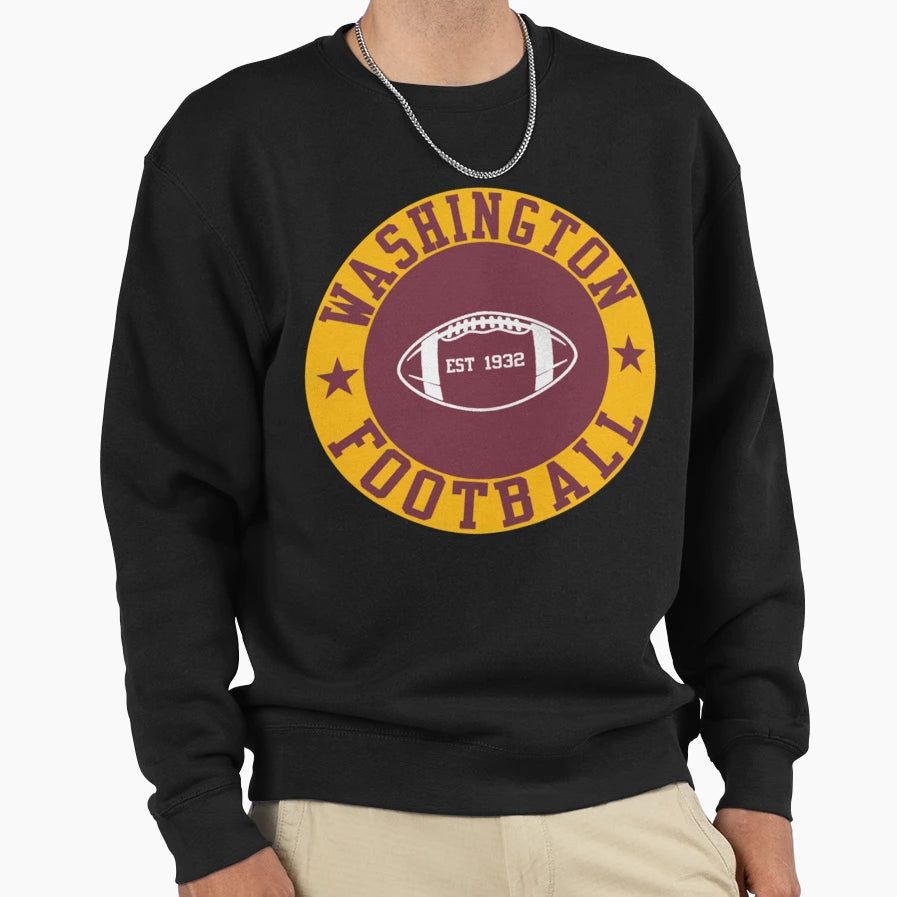 Washington Football T-Shirt - Novelty Apparel for Adults - T-Shirt, Sweatshirt, Hoodie