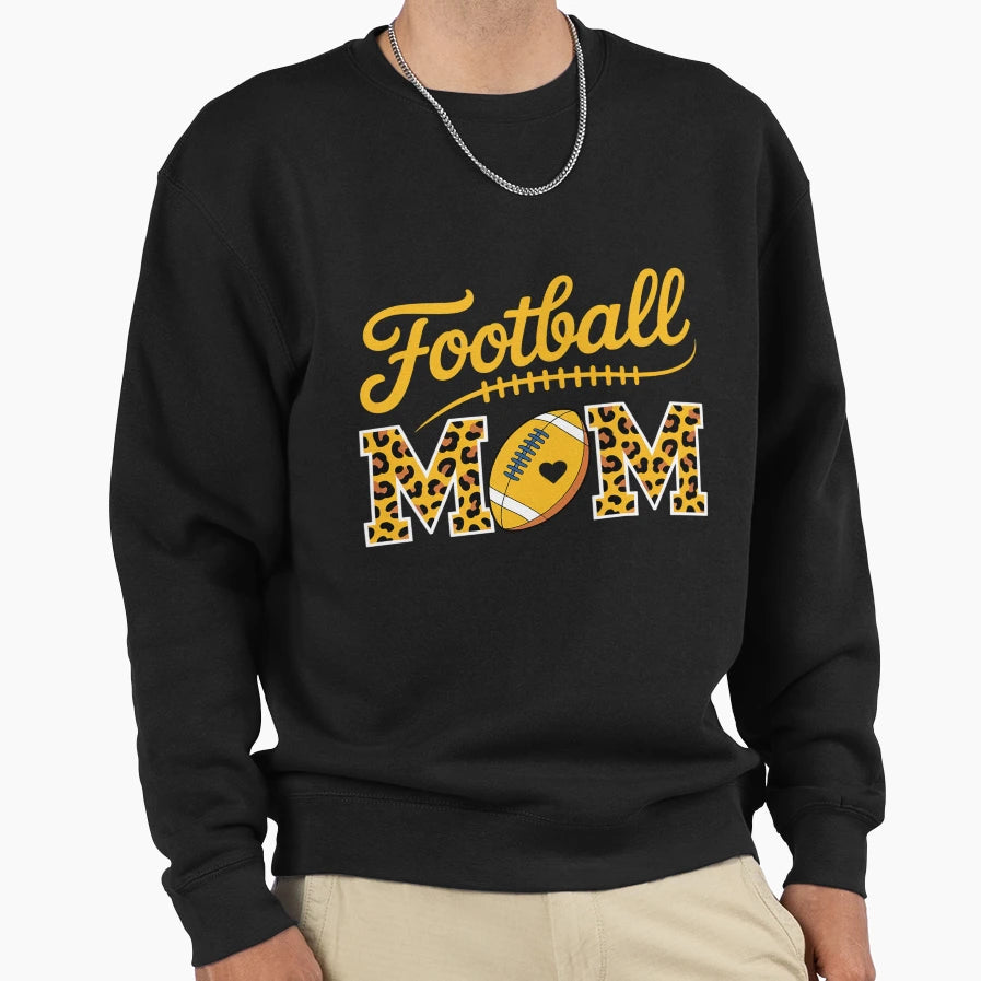 Leopard Royal Blue And Yellow Sweatshirt - Casual Everyday Wear Men Women - T-Shirt, Sweatshirt, Hoodie