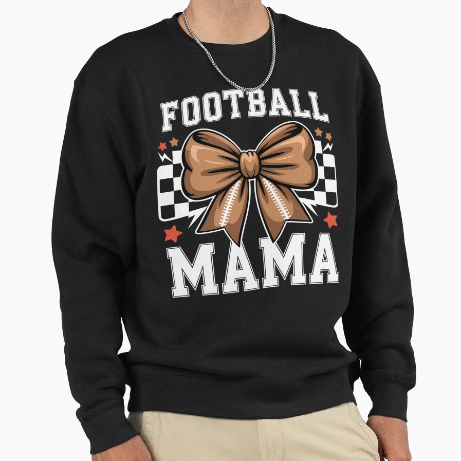 Coquette Bow American Football Sweatshirt - Minimalist Print Men Women - T-Shirt, Sweatshirt, Hoodie