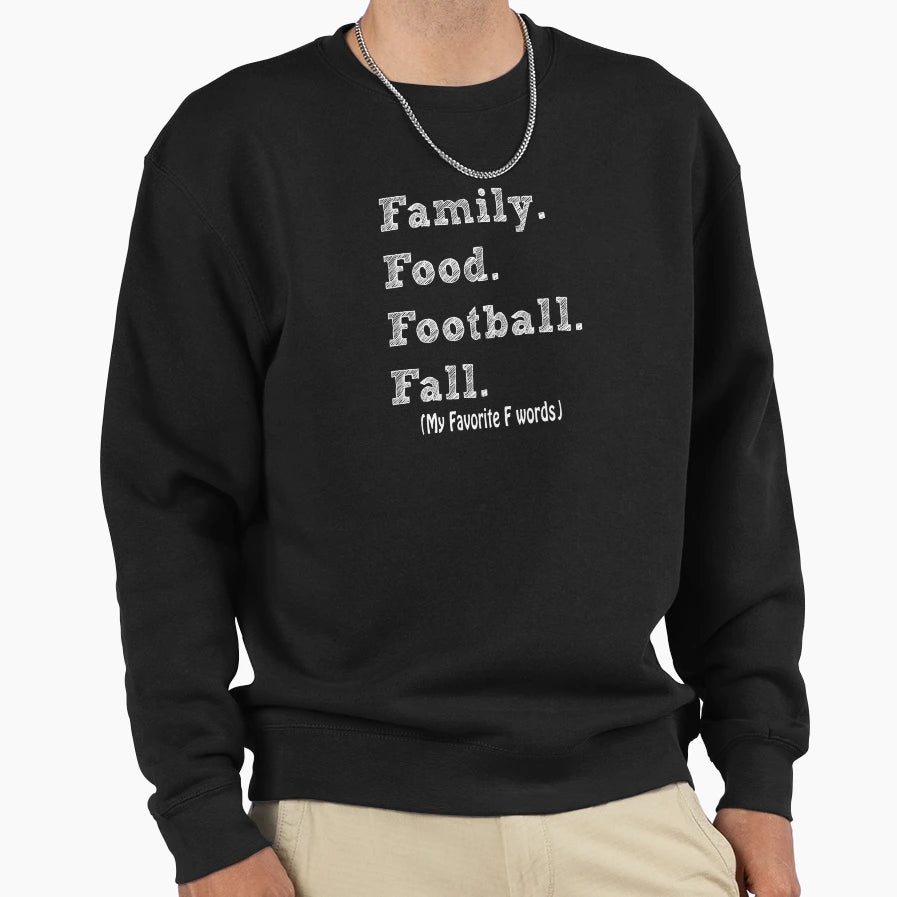 Funny Family Food Football Sweatshirt - Casual Everyday Wear for Adults - T-Shirt, Sweatshirt, Hoodie