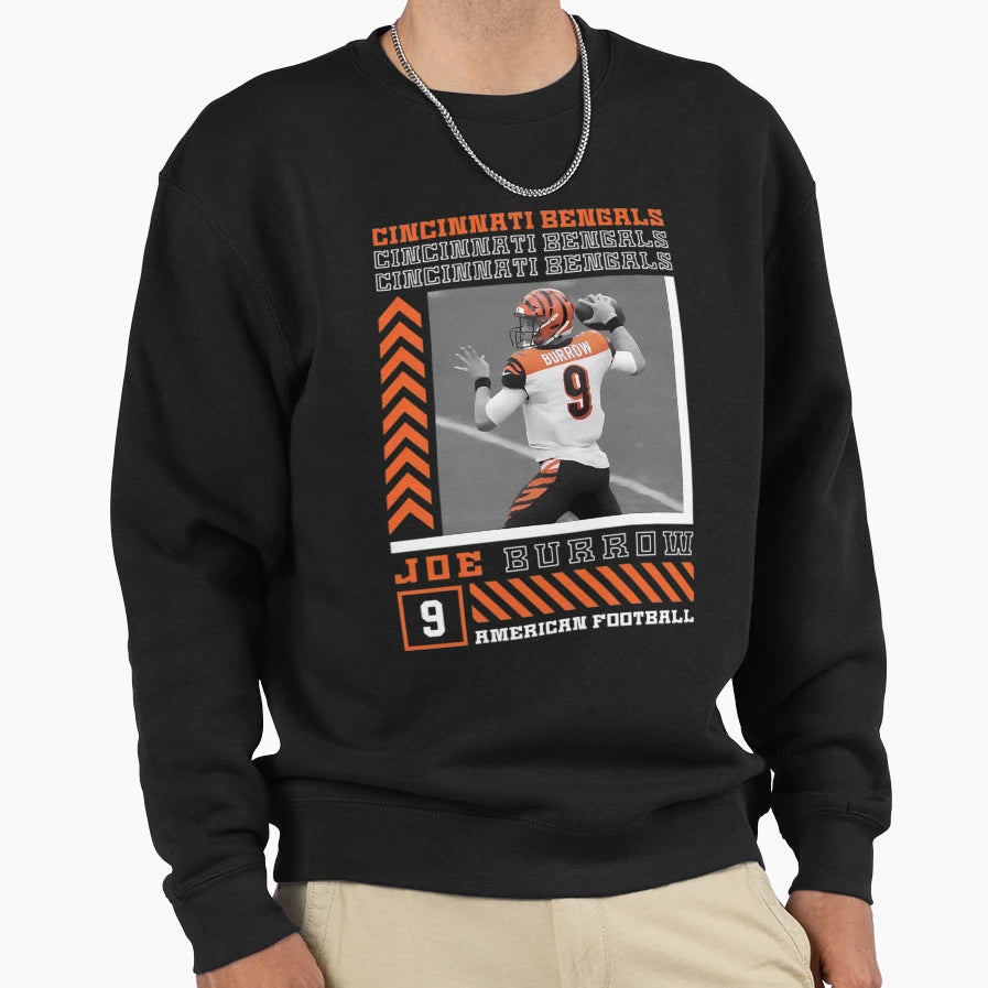 Player Sports Quarterback 14 Wide Sweatshirt - Minimalist Print Men Women - T-Shirt, Sweatshirt, Hoodie