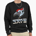 Jeff City Jays Logo Mascot Sweatshirt - Casual Everyday Wear for Adults - T-Shirt, Sweatshirt, Hoodie