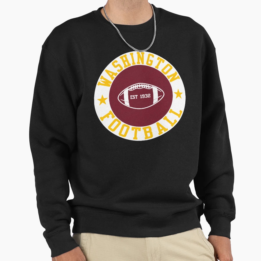Washington Pride Football Heritage Sweatshirt - Custom Art Print for Adults - T-Shirt, Sweatshirt, Hoodie