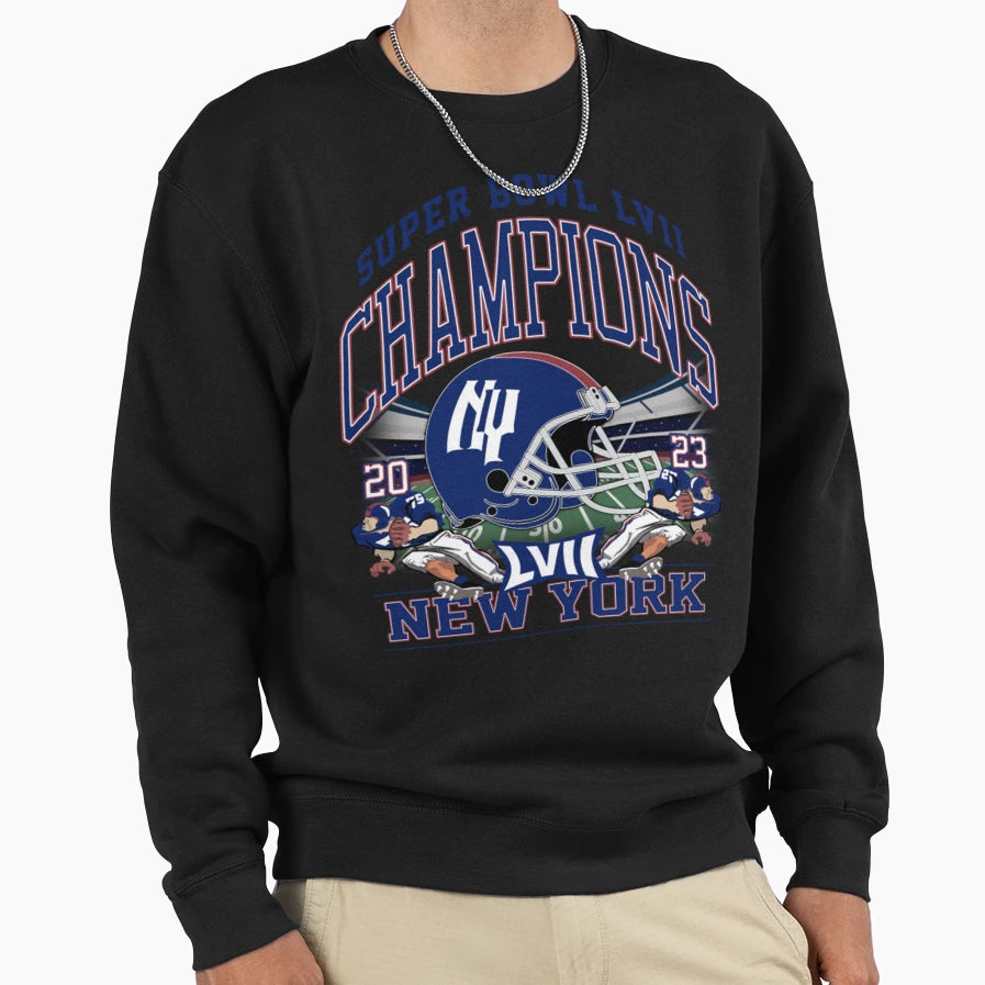 Art New York Giants Sweatshirt - Unique Graphic Men Women - T-Shirt, Sweatshirt, Hoodie