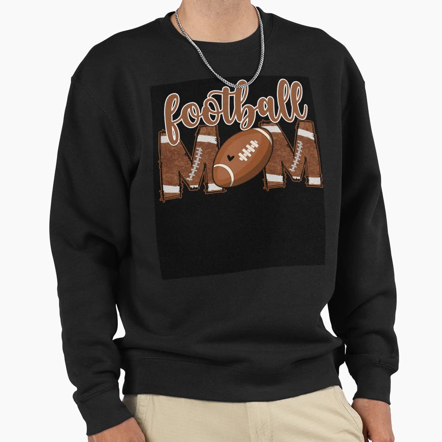 Football Mom 2 Sweatshirt - Aesthetic Graphic for Adults - T-Shirt, Sweatshirt, Hoodie