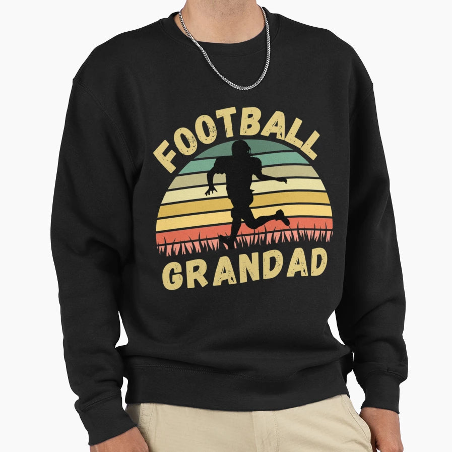 Football Grandad American Football T-Shirt - Unique Graphic for Adults - T-Shirt, Sweatshirt, Hoodie