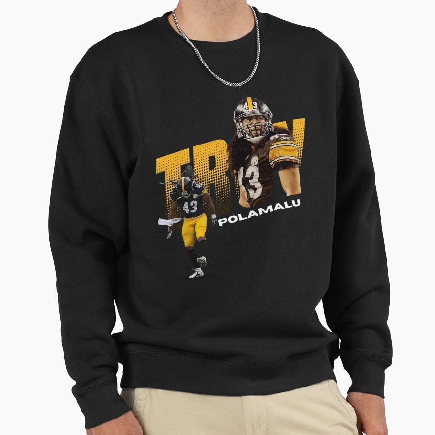 Troy Polamalu T-Shirt - Casual Everyday Wear Unisex - T-Shirt, Sweatshirt, Hoodie
