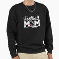 Proud Football Mom Supportive Mom Sweatshirt - Graphic Print for Adults - T-Shirt, Sweatshirt, Hoodie