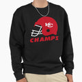 Chiefs Helmet Sweatshirt - Novelty Apparel Unisex - T-Shirt, Sweatshirt, Hoodie