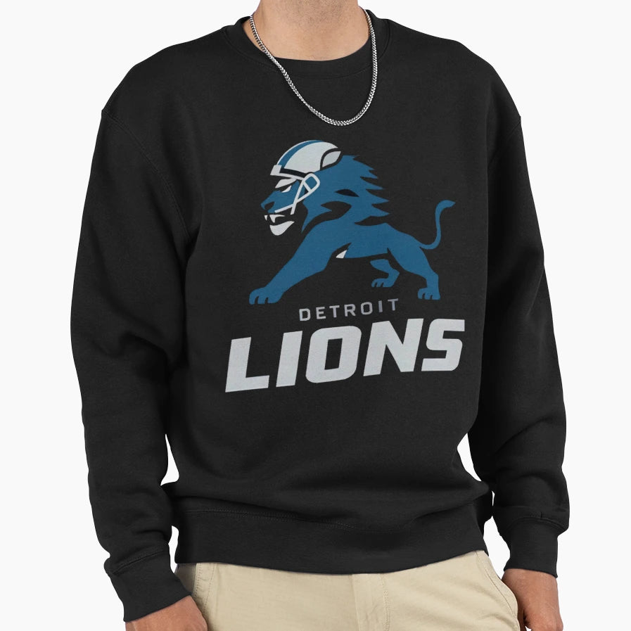 Football Detroit Lions Sweatshirt - Custom Art Print for Adults - T-Shirt, Sweatshirt, Hoodie