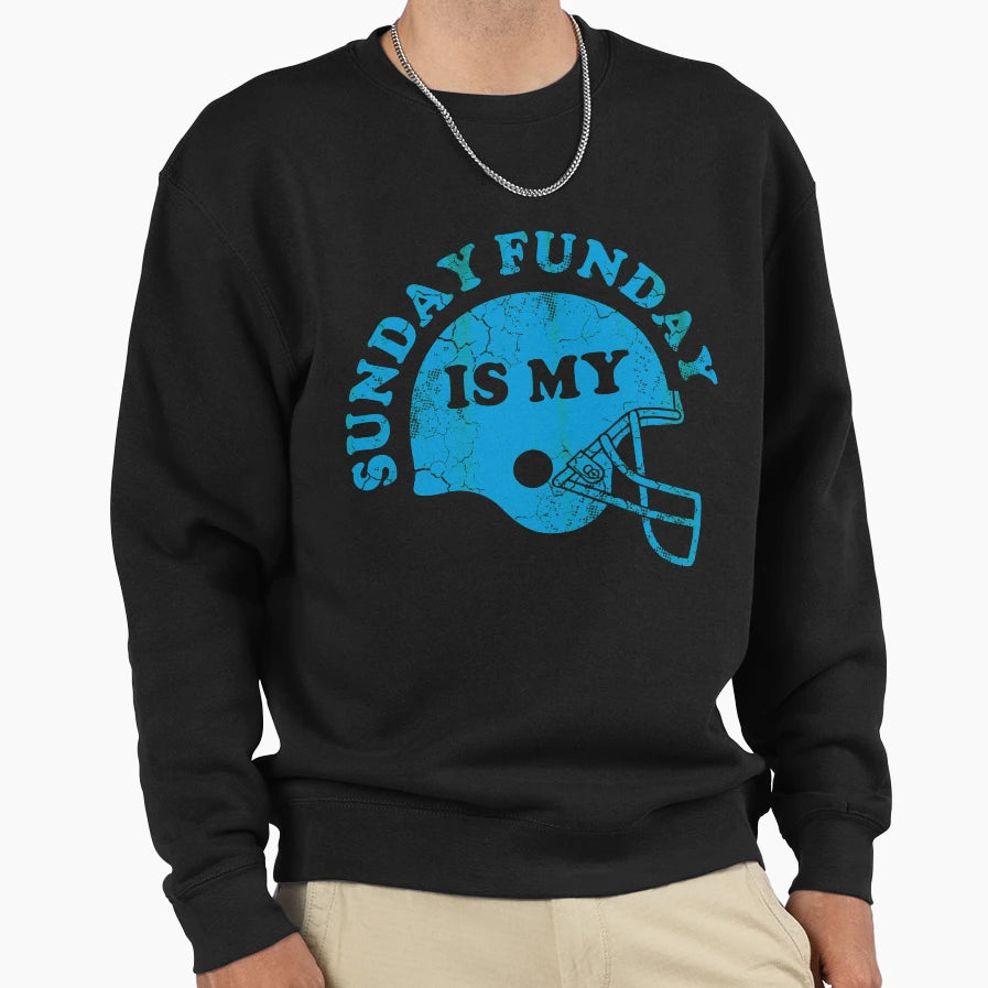 Sunday Is My Funday Sweatshirt - Minimalist Print Unisex - T-Shirt, Sweatshirt, Hoodie