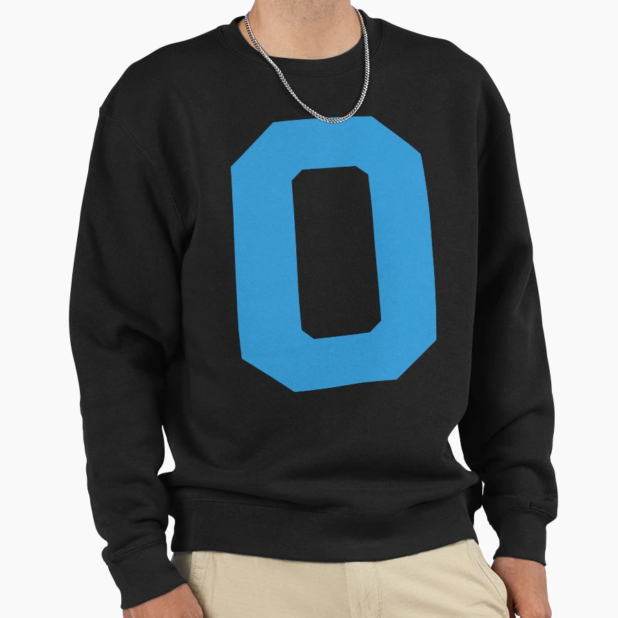 Number 0 Blue Zero Sports Number 0 Sweatshirt - Graphic Print for Adults - T-Shirt, Sweatshirt, Hoodie