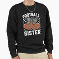 Football Sister Cherry Coquette Bow Sweatshirt - Novelty Apparel Men Women - T-Shirt, Sweatshirt, Hoodie