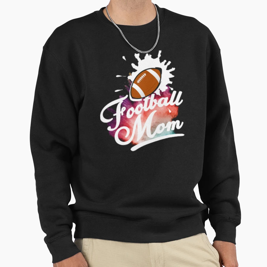 Football Mom Sweatshirt - Fun Novelty Design for Adults - T-Shirt, Sweatshirt, Hoodie