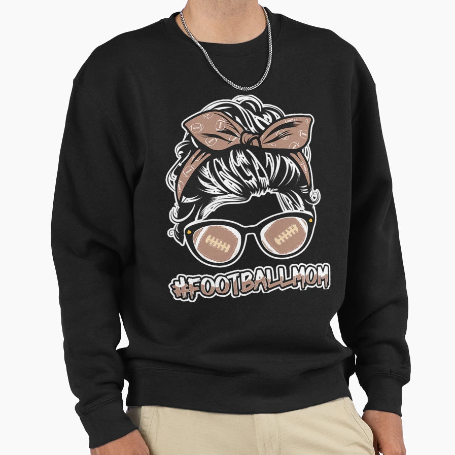 American Football Player Mom Football T-Shirt - Novelty Apparel Unisex - T-Shirt, Sweatshirt, Hoodie