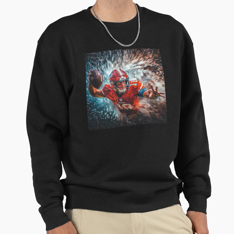 Nfl Quarterback Sweatshirt - Streetwear Style Unisex - T-Shirt, Sweatshirt, Hoodie