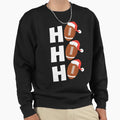 Ho Ho Ho Football Chritsmas Sweatshirt - Streetwear Style Men Women - T-Shirt, Sweatshirt, Hoodie
