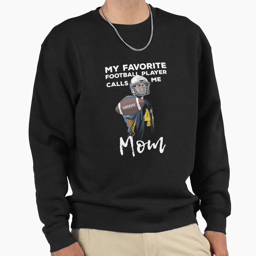 Mothers Day American Football Sweatshirt - Custom Art Print Men Women - T-Shirt, Sweatshirt, Hoodie
