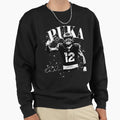 Puka Nacua Breached Art Sweatshirt - Aesthetic Graphic for Adults - T-Shirt, Sweatshirt, Hoodie