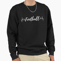 Football Heartbeat Sweatshirt - Fun Novelty Design for Adults - T-Shirt, Sweatshirt, Hoodie