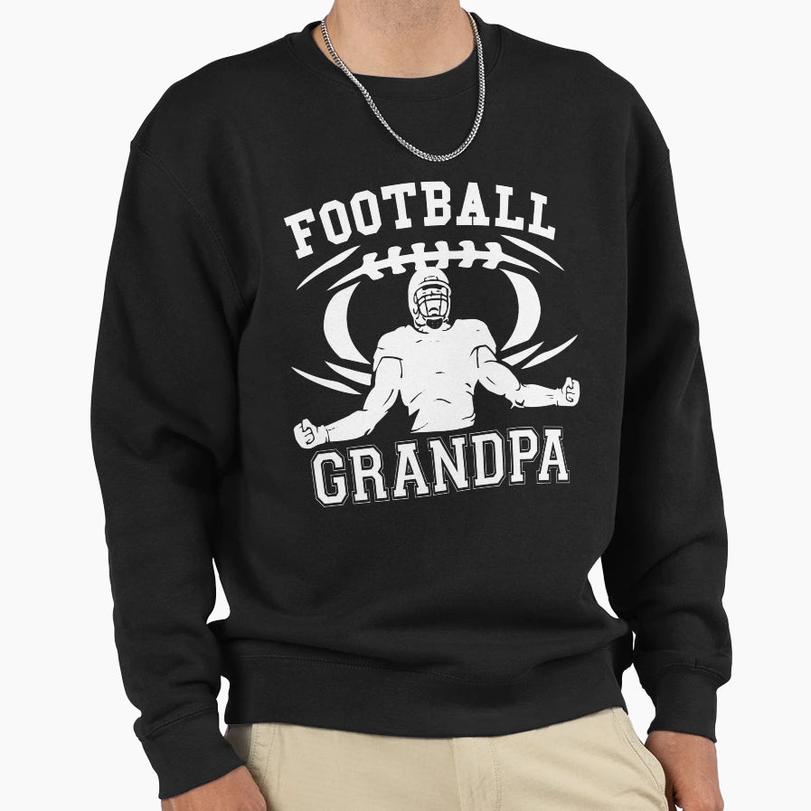 Football Grandpa Sweatshirt - Novelty Apparel for Adults - T-Shirt, Sweatshirt, Hoodie