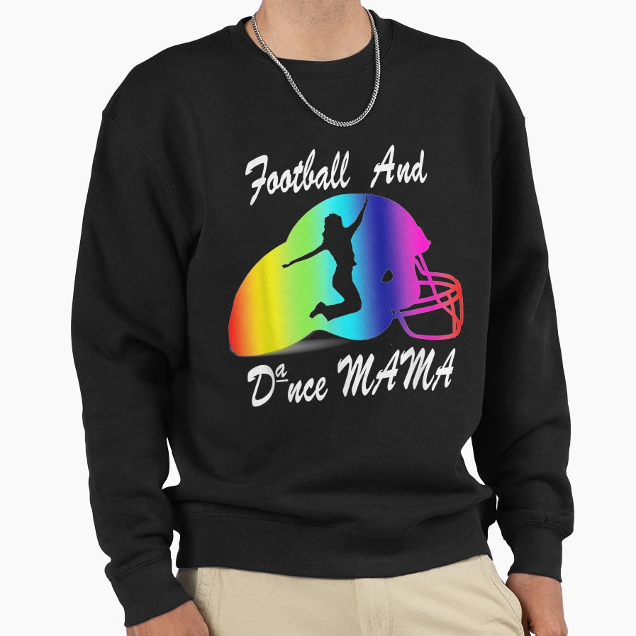 American Football And Dance Mama T-Shirt - Minimalist Print for Adults - T-Shirt, Sweatshirt, Hoodie