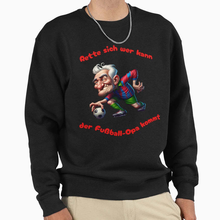 Grandpa Plays Football Sweatshirt - Graphic Print for Adults - T-Shirt, Sweatshirt, Hoodie