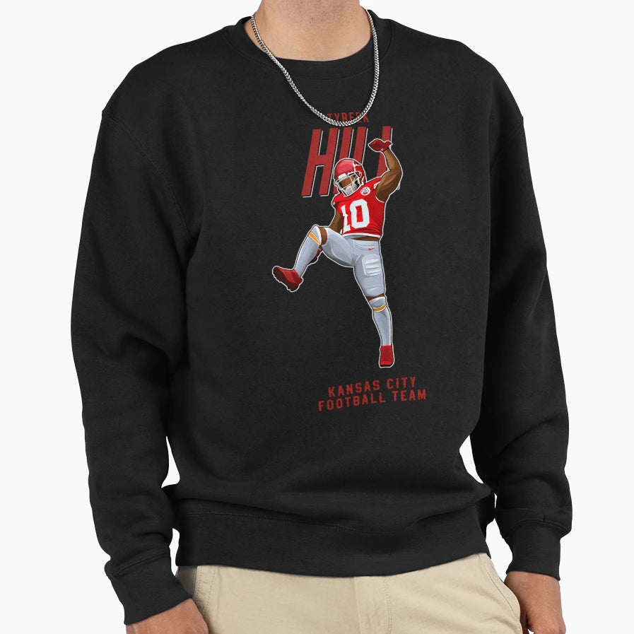 TH 10 Kansas City Football Team Sweatshirt - Unique Graphic for Adults - T-Shirt, Sweatshirt, Hoodie
