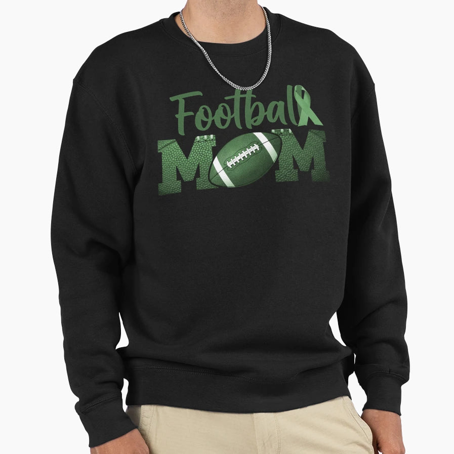Breast Cancer Awareness Football Sweatshirt - Casual Everyday Wear Unisex - T-Shirt, Sweatshirt, Hoodie