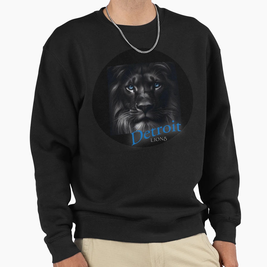 Detroit Lions Sweatshirt - Fun Novelty Design for Adults - T-Shirt, Sweatshirt, Hoodie
