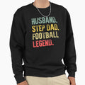 Funny Husband Step Dad Football Legend T-Shirt - Trendy Graphic Unisex - T-Shirt, Sweatshirt, Hoodie