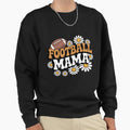 Groovy Football Mama Mom Autumn Sweatshirt - Fun Novelty Design Men Women - T-Shirt, Sweatshirt, Hoodie