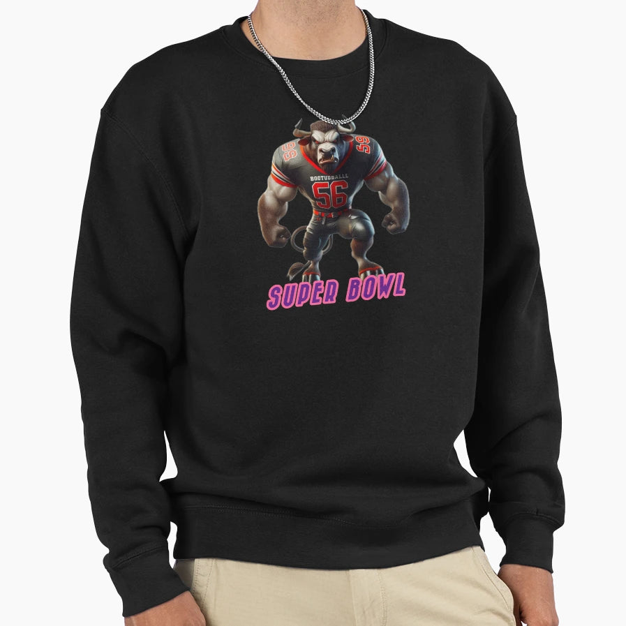 Superbowl Sweatshirt - Casual Everyday Wear Men Women - T-Shirt, Sweatshirt, Hoodie