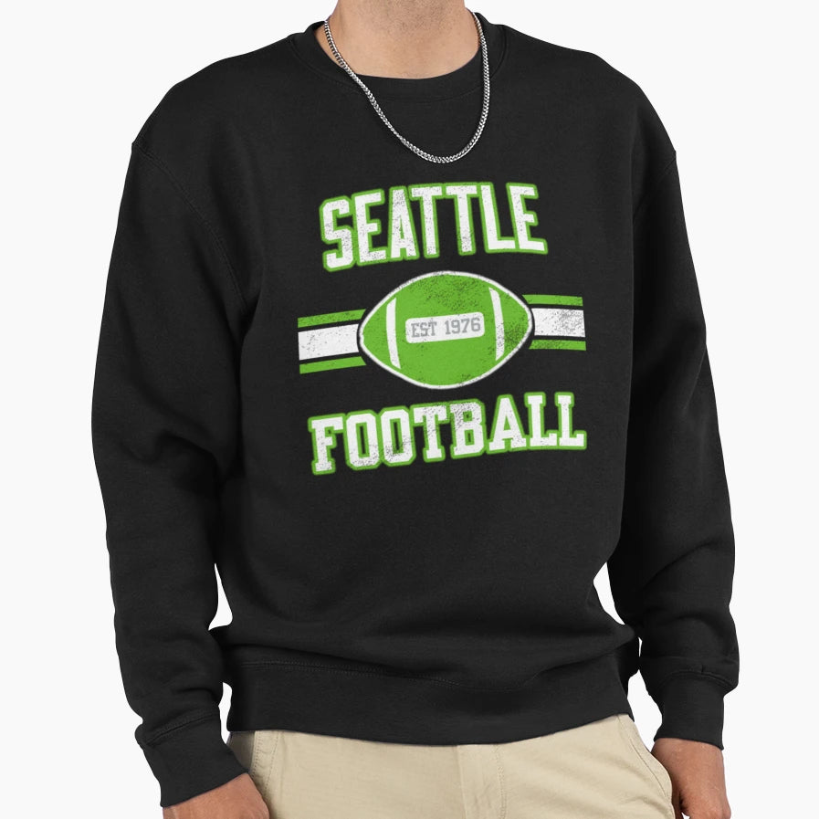 Seattle Football 1 Sweatshirt - Aesthetic Graphic Men Women - T-Shirt, Sweatshirt, Hoodie
