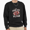 Football Game Day No 1 Fan Football Sweatshirt - Unique Graphic Unisex - T-Shirt, Sweatshirt, Hoodie