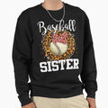 Baseball Sister Mothers Day Sweatshirt - Casual Everyday Wear Men Women - T-Shirt, Sweatshirt, Hoodie