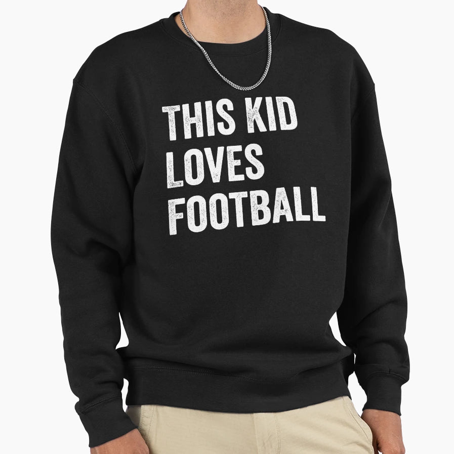 This Loves Football Lover Sweatshirt - Aesthetic Graphic for Adults - T-Shirt, Sweatshirt, Hoodie