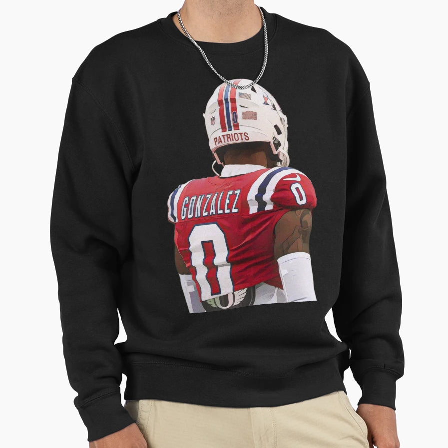 Christian Gonzalez Football Gear Sweatshirt - Custom Art Print Men Women - T-Shirt, Sweatshirt, Hoodie