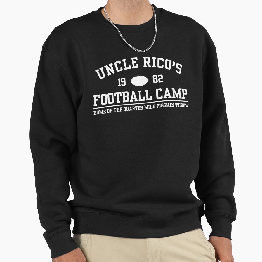 Uncle Ricos Football Camp Sweatshirt - Graphic Print for Adults - T-Shirt, Sweatshirt, Hoodie