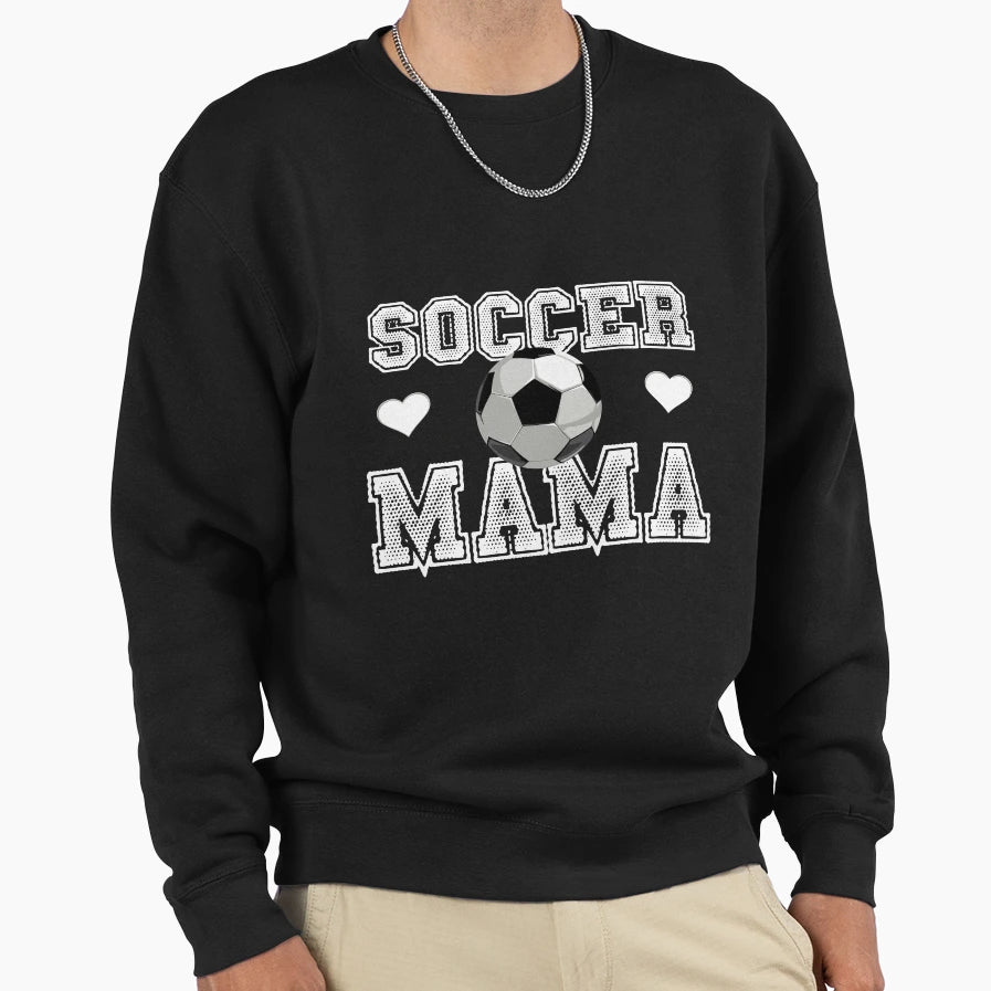 Soccer Ball Soccer Mom Gift Love Sweatshirt - Custom Art Print Men Women - T-Shirt, Sweatshirt, Hoodie