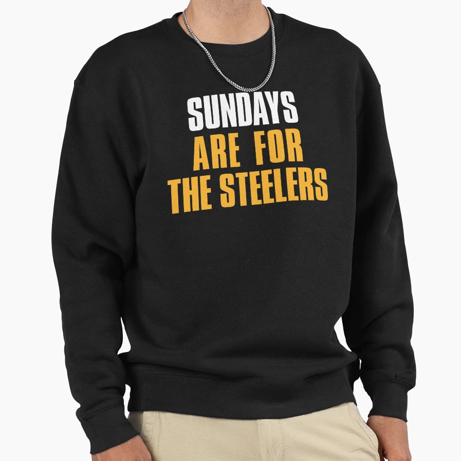 Sundays Are Steelers Pittsburgh Sweatshirt - Trendy Graphic Unisex - T-Shirt, Sweatshirt, Hoodie