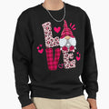Nn Love Leopard Plaid Gnome Nana Sweatshirt - Custom Art Print Unisex - T-Shirt, Sweatshirt, Hoodie